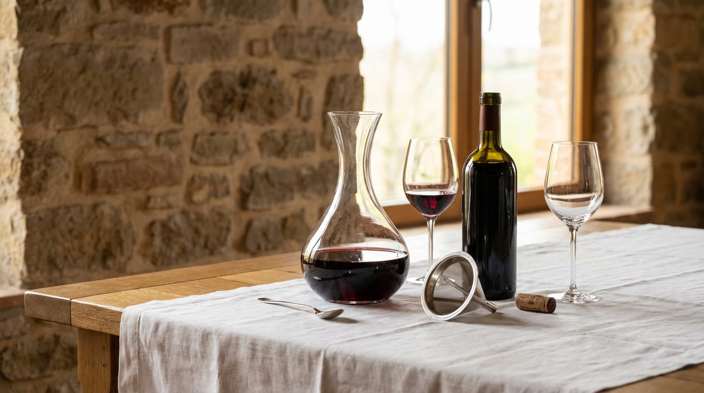Carafage et décantation : quand et comment aérer son vin